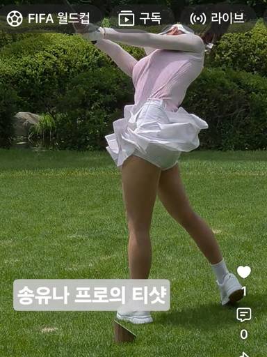 고수님이 보내 준 팔로우 스윙 난 왼쪽 어깨가 당겨져서 이미지 1